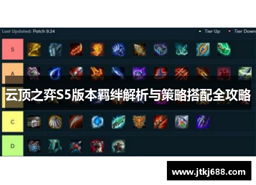 云顶之弈S5版本羁绊解析与策略搭配全攻略